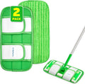 2 Pack Reusable Microfiber Mop Pads, Compatible by BEFANTY