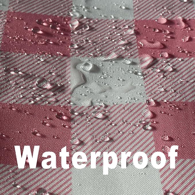 Waterproof Plaid Tablecloth Fabric - Image 4