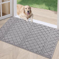 REFETONE Indoor Doormat, Front Back Door Mat 32"x48" Absorbent Rubber Backing by Refetone