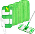 4 Pack Reusable Microfiber Mop Pads, Compatible by BEFANTY