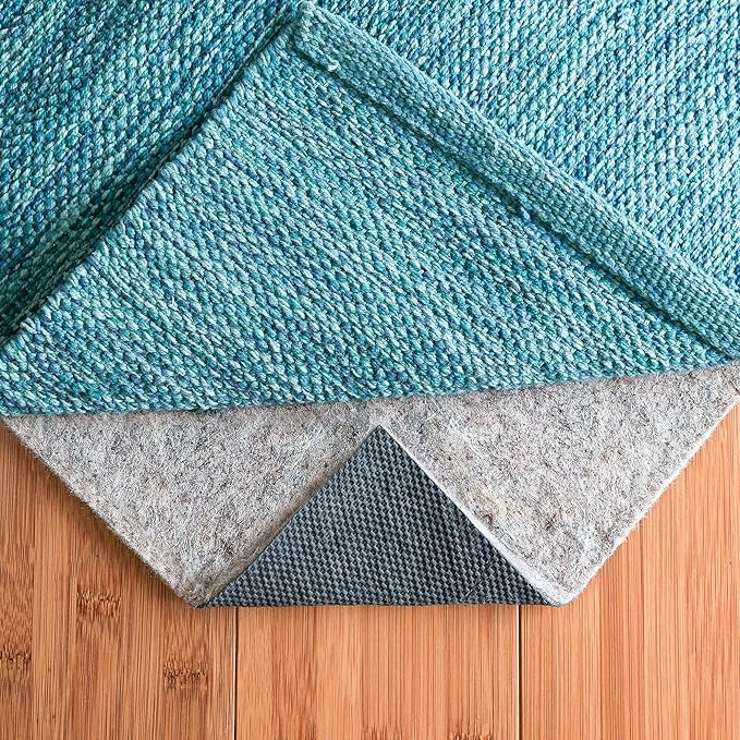 RUGPADUSA - Dual Surface - 4' Round - 1/8" Thick - Felt + Rubber - Non-Slip - Image 3