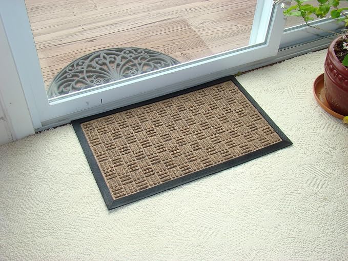 Kempf Water Retainer Entrance Mat, Indoor Outdoor Rubber Rug, Moisture Trapping by Kempf