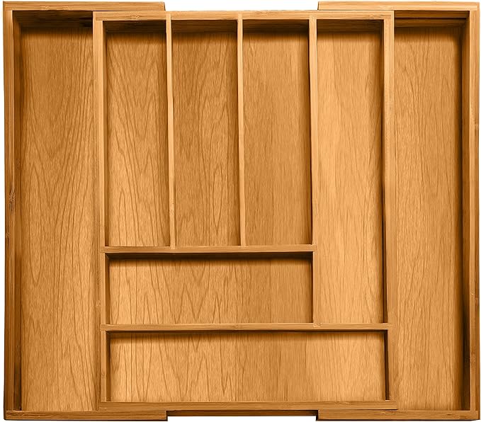 Bellemain Expandable Bamboo Drawer Organizer - Image 6