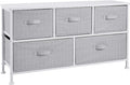 Amazon Basics Extra Wide Fabric 5-Drawer Storage Organizer Unit by AmazonBasics